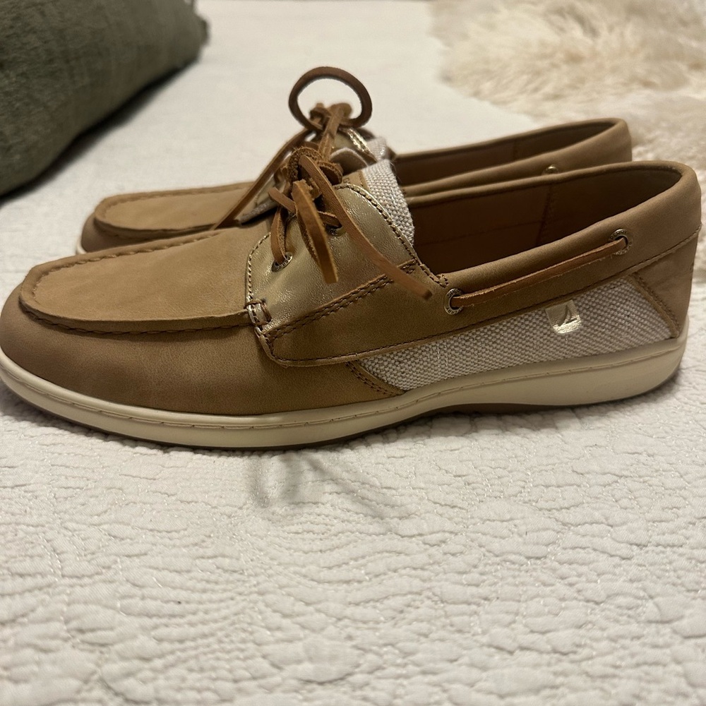 Sperry Tan  Boat Shoes for Women